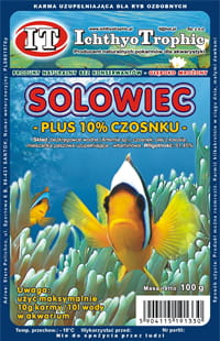 Ichtyo Trophic Solowiec (Artemia) 100g + czosnek